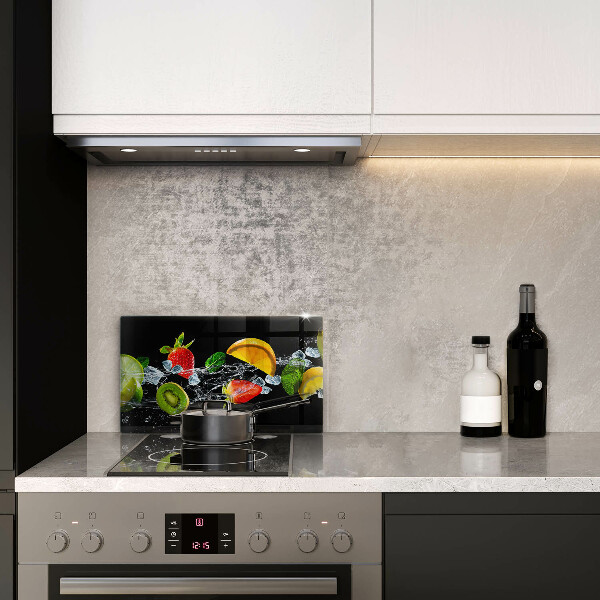 Sklenená doska na krájanie Ovocie vo vode