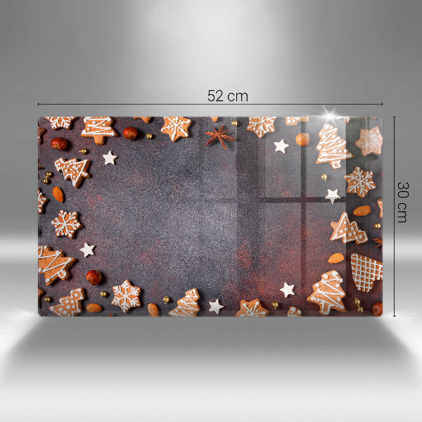 Sklenená doska na krájanie Perníkové Vianoce