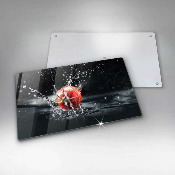 Sklenená doska na krájanie Paradajka vo vode