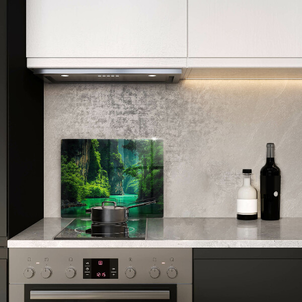 Sklenená doska na krájanie Lagúnová krajina