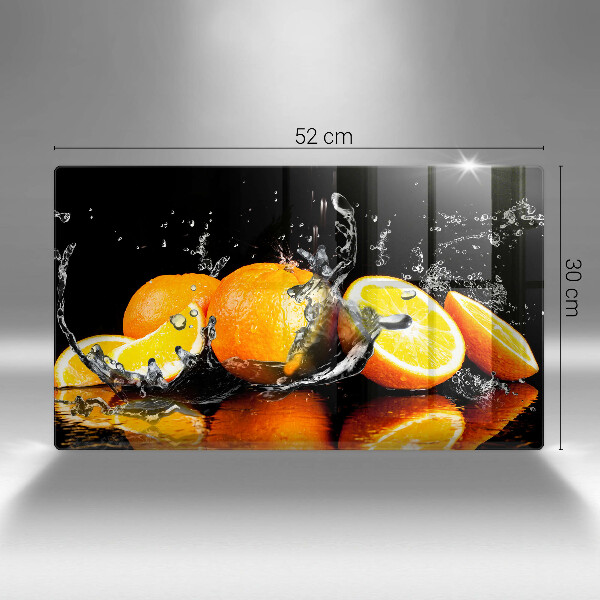 Sklenená doska na krájanie Šťavnaté oranžové ovocie