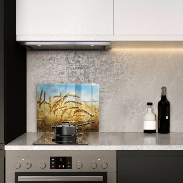 Sklenená doska na krájanie Klasy obilnín na poli