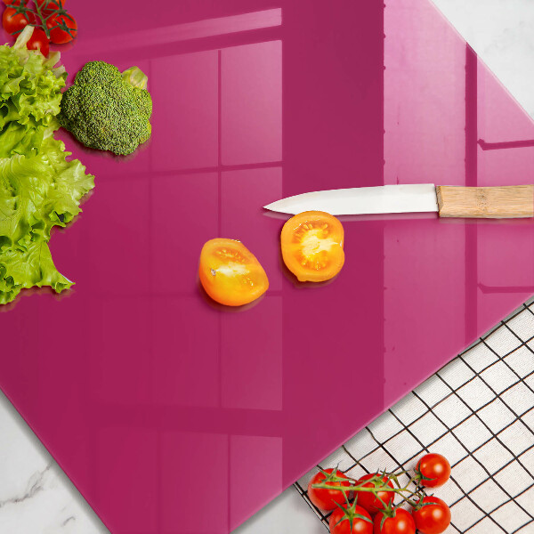 Kuchynská doska zo skla Ružová farba