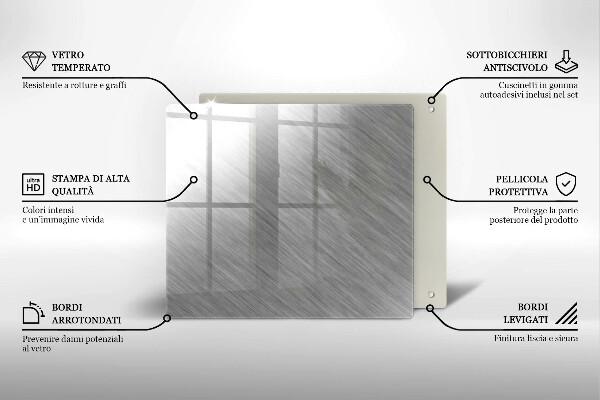 Sklenená doska na krájanie Kovové textúry pozadia