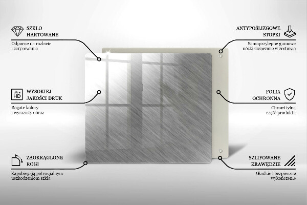 Sklenená doska na krájanie Kovové textúry pozadia