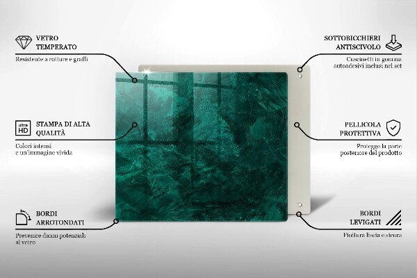 Sklenená doska na krájanie Textúra pozadia kameňa