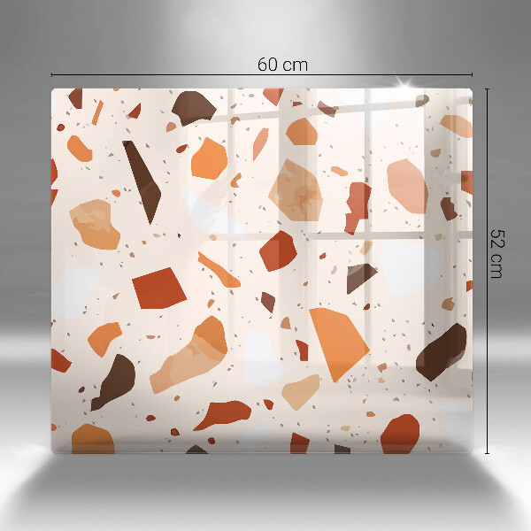 Sklenená doska na krájanie Dekoratívna kamenina