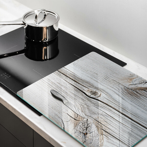 Kuchynská doska zo skla Svetlá štruktúra dreva