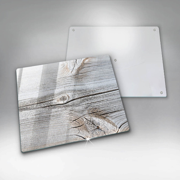 Kuchynská doska zo skla Svetlá štruktúra dreva