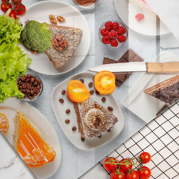 Kuchynská doska zo skla Sladkosť koláča