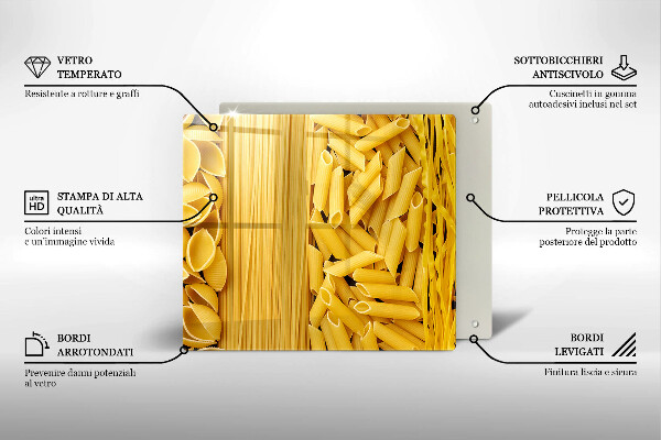 Kuchynská doska zo skla Cestoviny