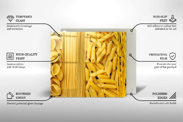 Kuchynská doska zo skla Cestoviny