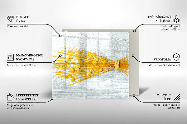 Kuchynská doska zo skla Cestoviny