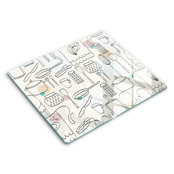 Sklenená doska na krájanie Kuchynské doplnky