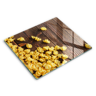 Sklenená doska na krájanie Cestoviny na stole