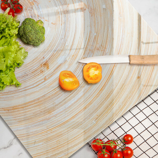 Sklenená doska na krájanie Textúra dreva