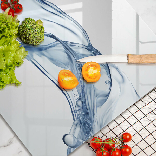 Sklenená doska na krájanie Krištáľová voda