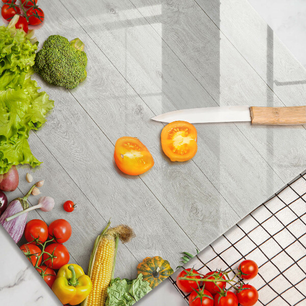 Sklenená doska na krájanie Zelenina na doskách