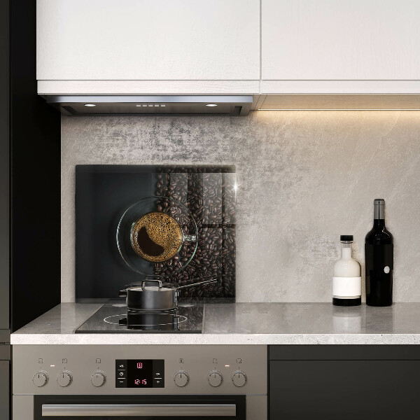 Sklenená doska na krájanie Káva a fazuľa