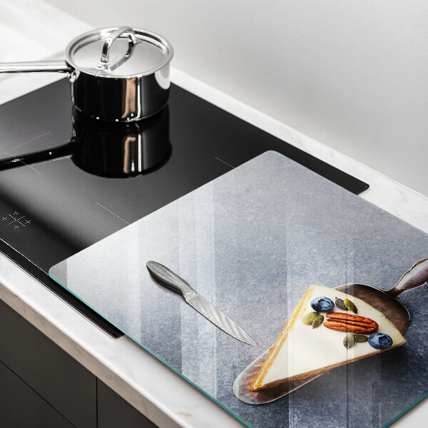 Sklenená doska na krájanie Kúsok koláča