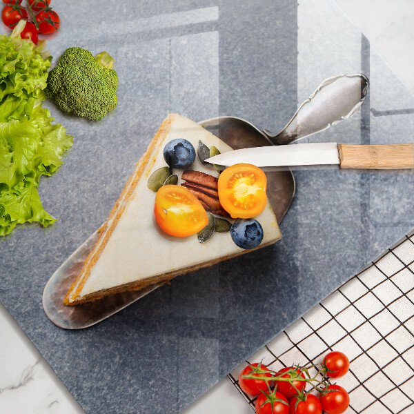 Sklenená doska na krájanie Kúsok koláča