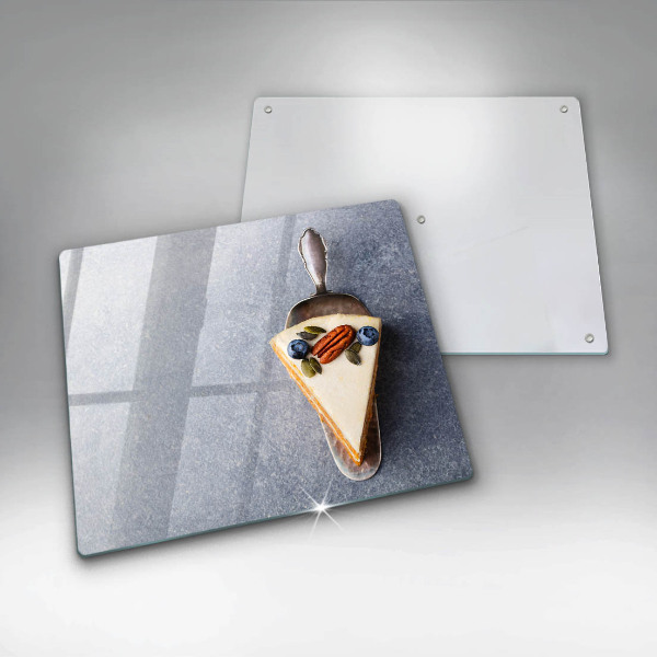 Sklenená doska na krájanie Kúsok koláča