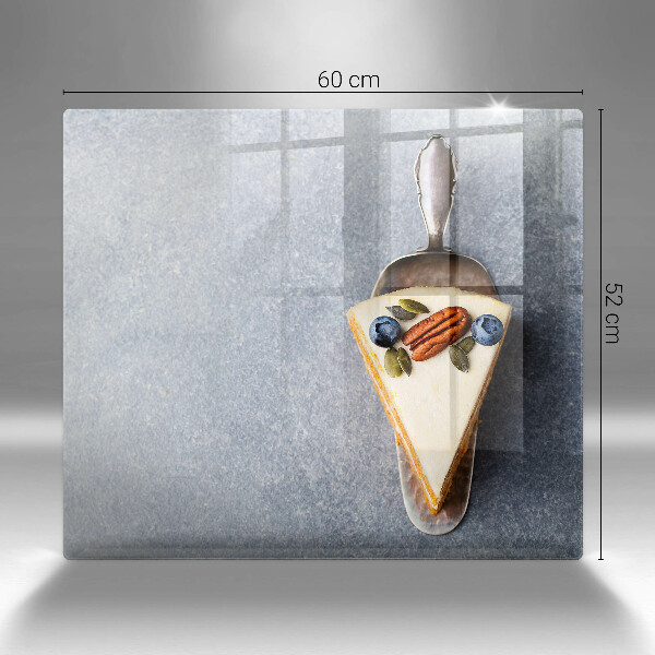 Sklenená doska na krájanie Kúsok koláča