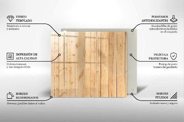 Sklenená doska na krájanie Jemné drevené dosky