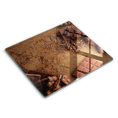 Sklenená doska na krájanie Čokoládové sladkosti