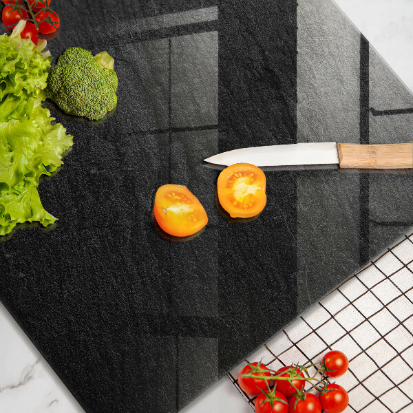 Sklenená doska na krájanie skalná textúra
