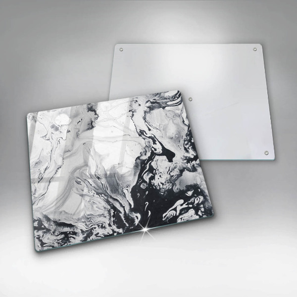 Sklenená doska na krájanie Atramentová abstrakcia