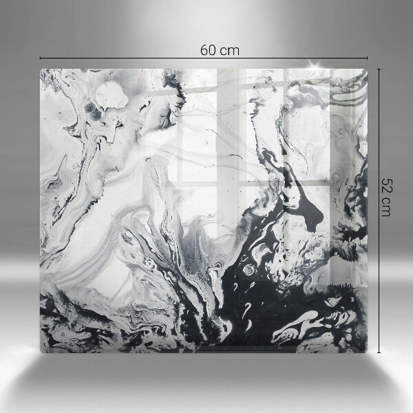 Sklenená doska na krájanie Atramentová abstrakcia