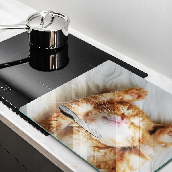 Sklenená doska na krájanie Malé roztomilé mačiatko