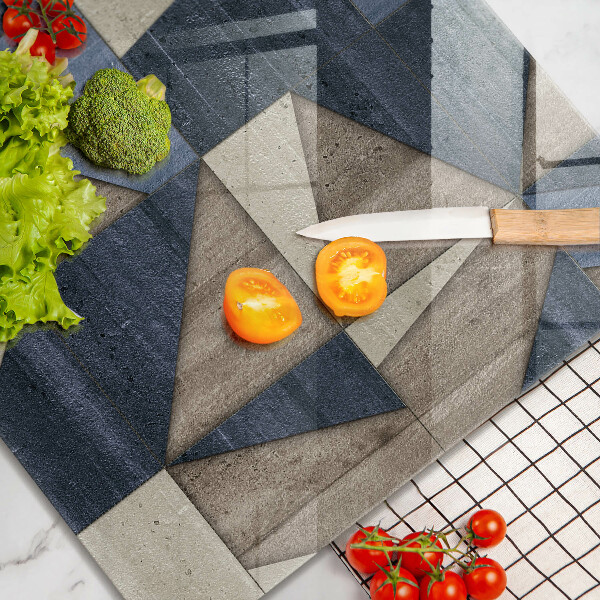 Sklenená doska na krájanie Geometrická abstrakcia