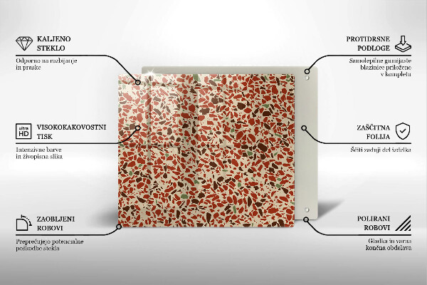 Sklenená doska na krájanie Jemná kamenina