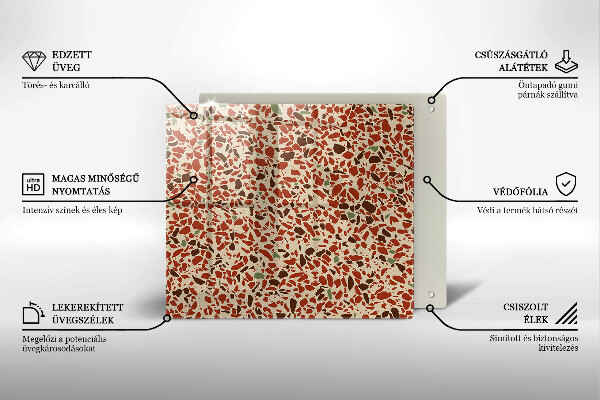 Sklenená doska na krájanie Jemná kamenina