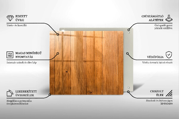 Sklenená doska na krájanie Drevené dosky