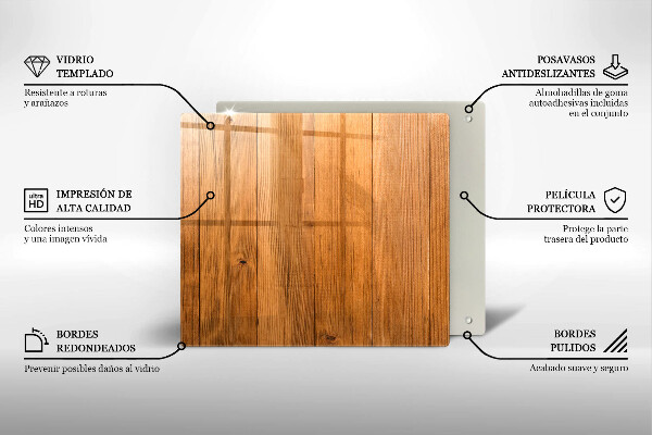 Sklenená doska na krájanie Drevené dosky