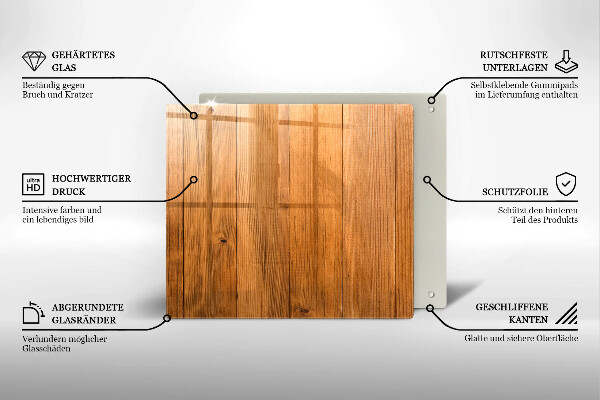 Sklenená doska na krájanie Drevené dosky