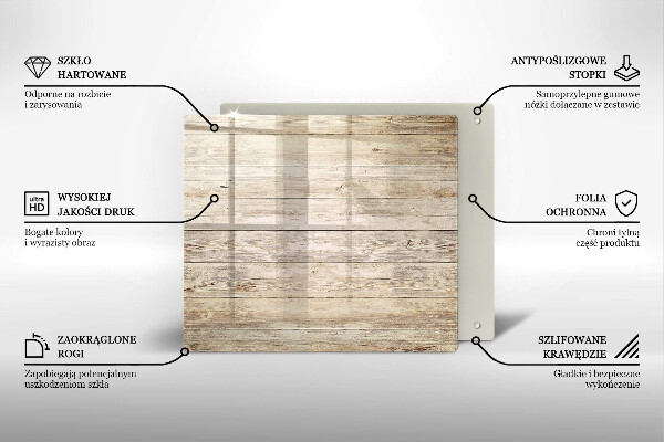 Sklenená doska na krájanie Drevené dosky