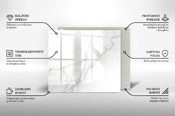 Sklenená doska na krájanie Mramorové kamenné pozadie