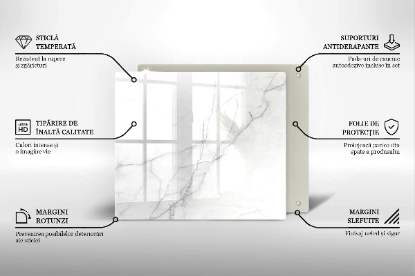 Sklenená doska na krájanie Mramorové kamenné pozadie