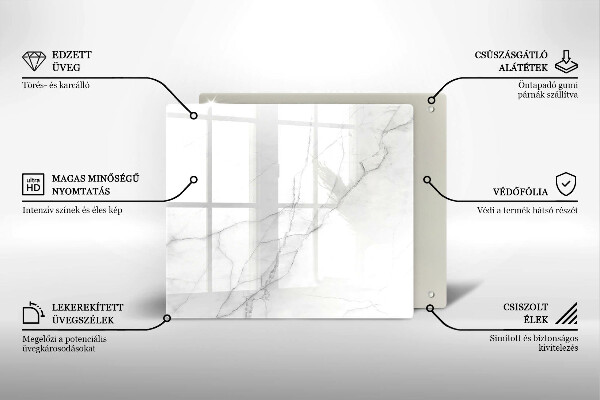 Sklenená doska na krájanie Mramorové kamenné pozadie