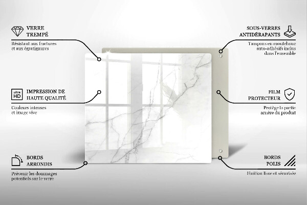 Sklenená doska na krájanie Mramorové kamenné pozadie