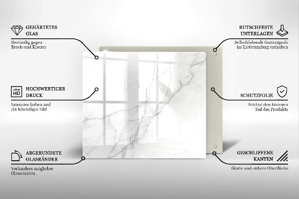 Sklenená doska na krájanie Mramorové kamenné pozadie