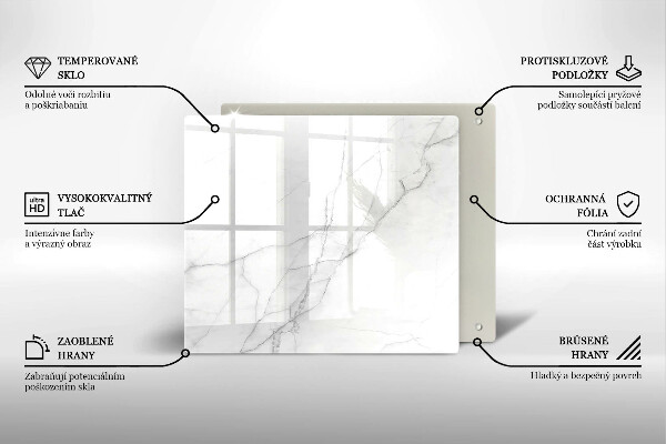 Sklenená doska na krájanie Mramorové kamenné pozadie