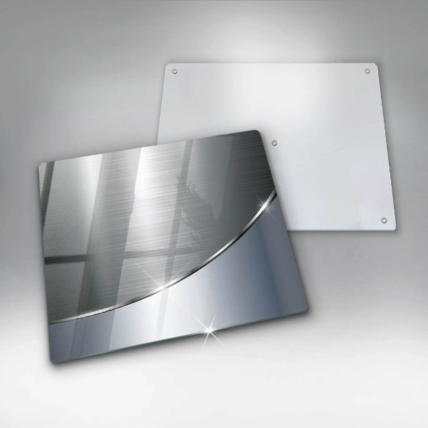 Sklenená doska na krájanie Kovový abstraktný vzor