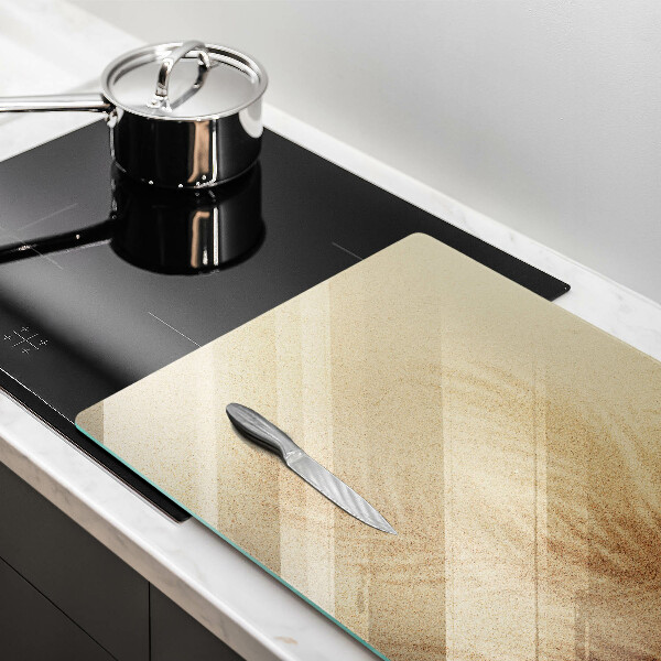 Kuchynská doska zo skla Dovolenka na pláži s pieskom