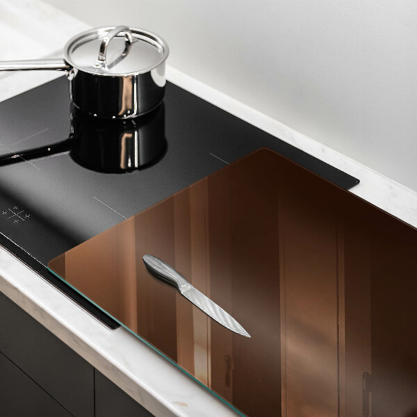 Kuchynská doska zo skla Hnedá farba