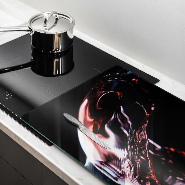 Kuchynská doska zo skla Pohárik červeného vína